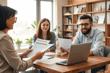 A person reviewing personal loan options on a laptop