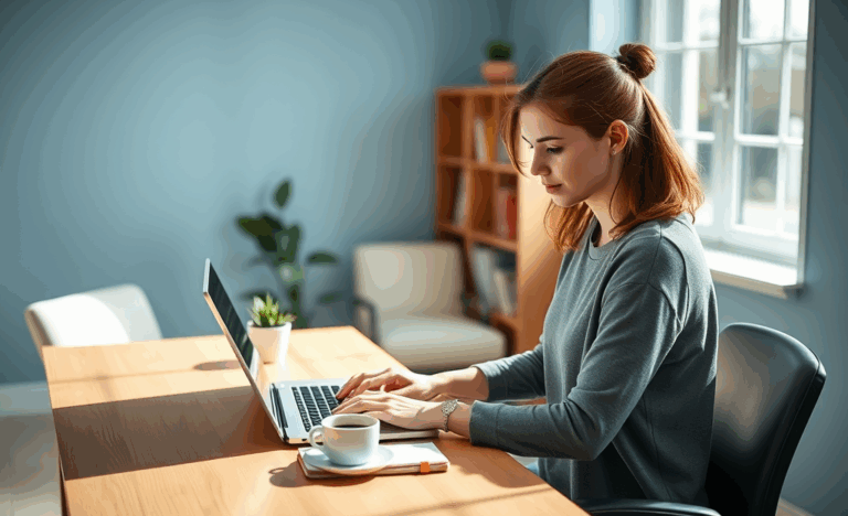 Person applying for an online loan using a laptop