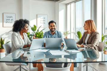 A person exploring online options for personal loans