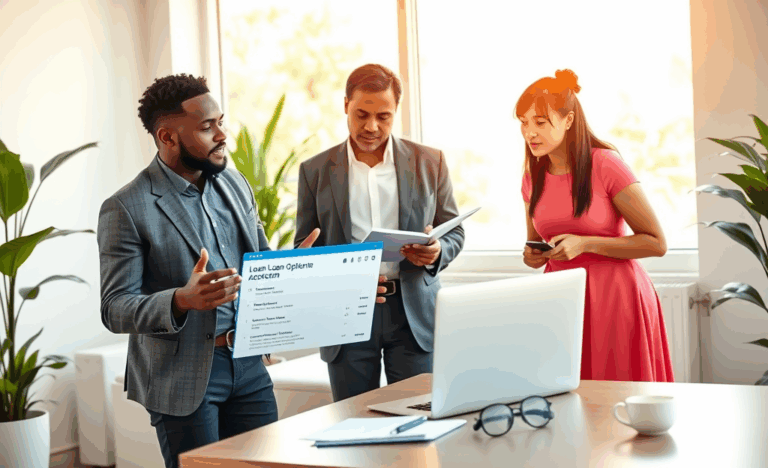 A person applying for a quick and secure loan online.