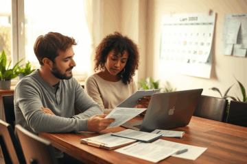 Illustration of steps to get a loan easily and quickly