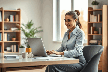 An individual exploring loan options online with personalized financial solutions.