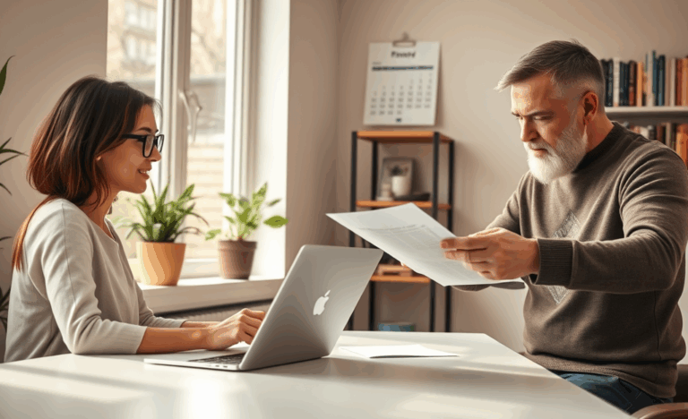 A person using a laptop to apply for Rocket Loans personal loan.