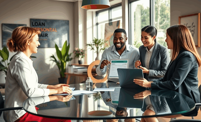 Illustration of personal loan benefits from First Tech Federal Credit Union.