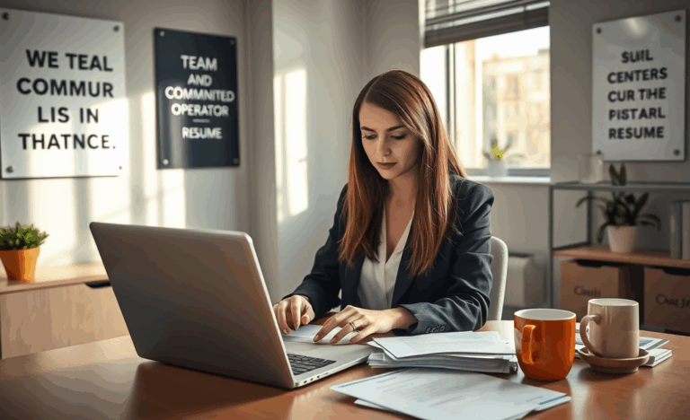 Steps to send your resume for a call center operator position