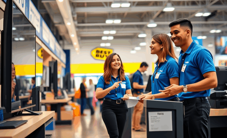 Best Buy is hiring sales associates and cashiers for retail positions.