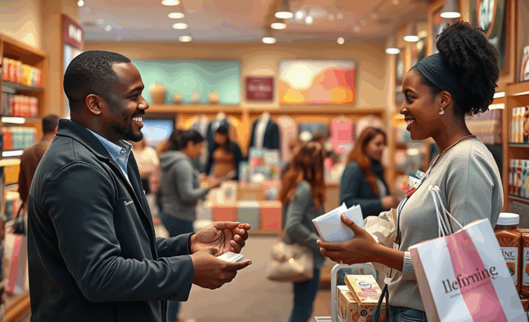 A welcoming Bath & Body Works store showcasing various products and a friendly work environment.