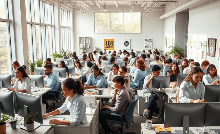 Image showcasing an office environment highlighting office assistant positions.
