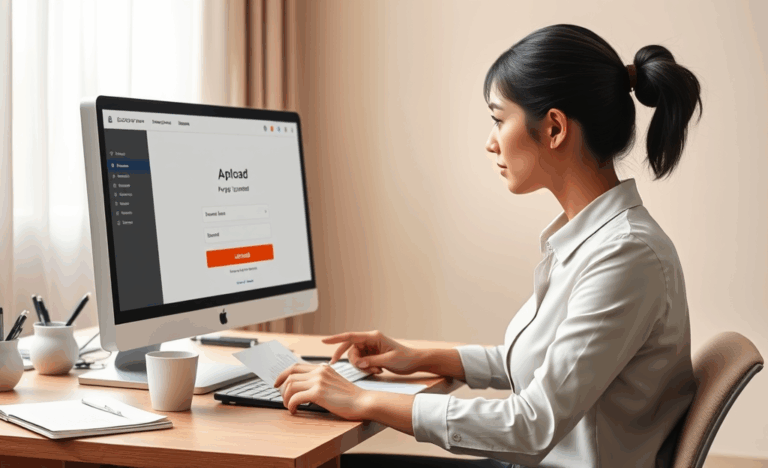 Steps to attach a resume in an online job application