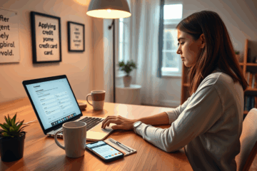 Guide on how to apply for a credit card online, showcasing essential steps and tips.