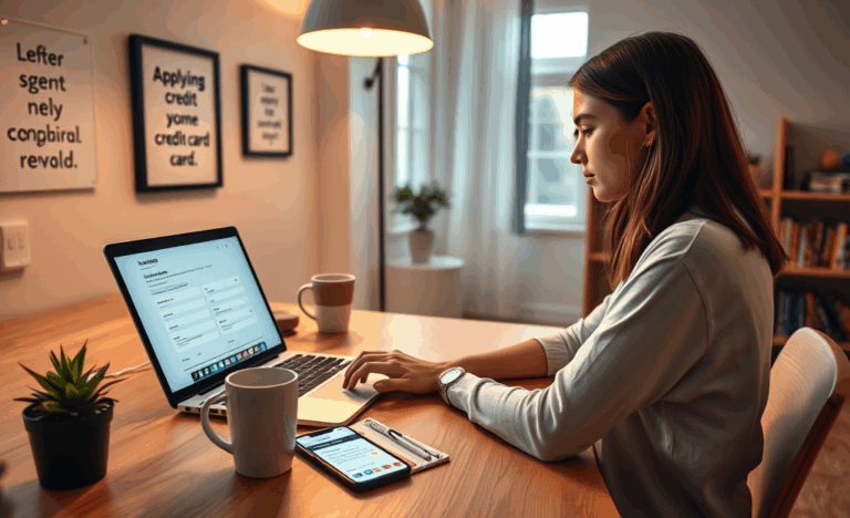 Guide on how to apply for a credit card online, showcasing essential steps and tips.