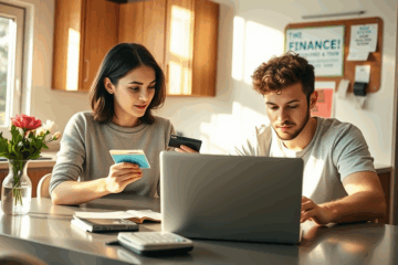 A beginner learning about credit cards and financial management.