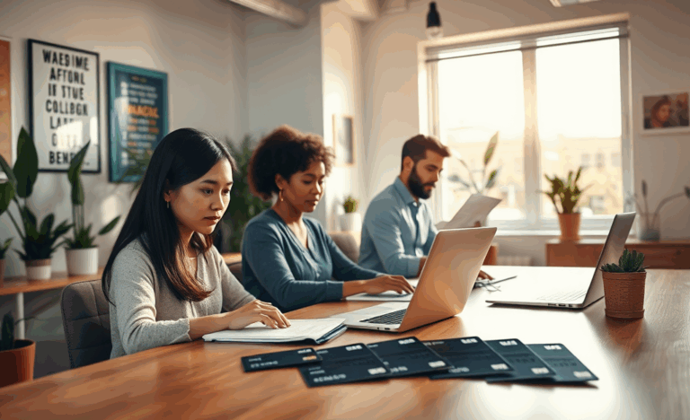 A variety of credit cards ideal for freelancers showcasing rewards and cashback options.