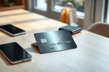 Image showcasing a cashback credit card with benefits highlighted.