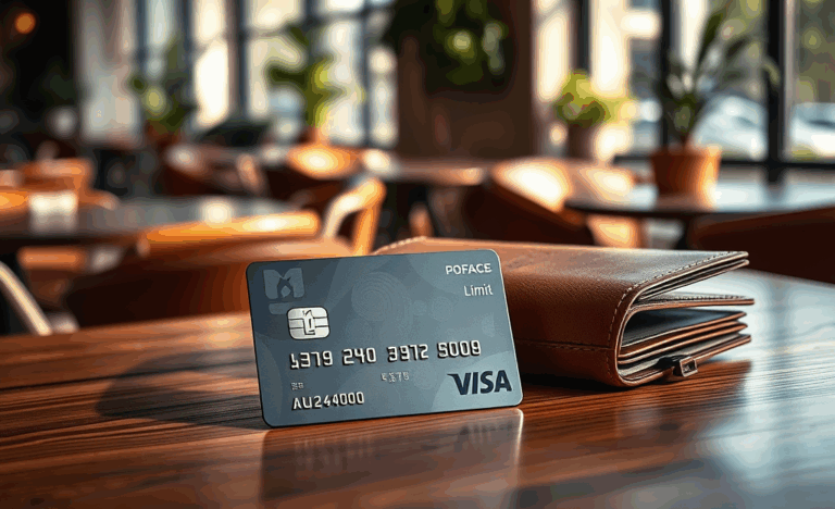 A person using a credit card with a generous limit for their purchases.