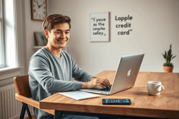 An infographic illustrating the steps to obtain a credit card with online approval.