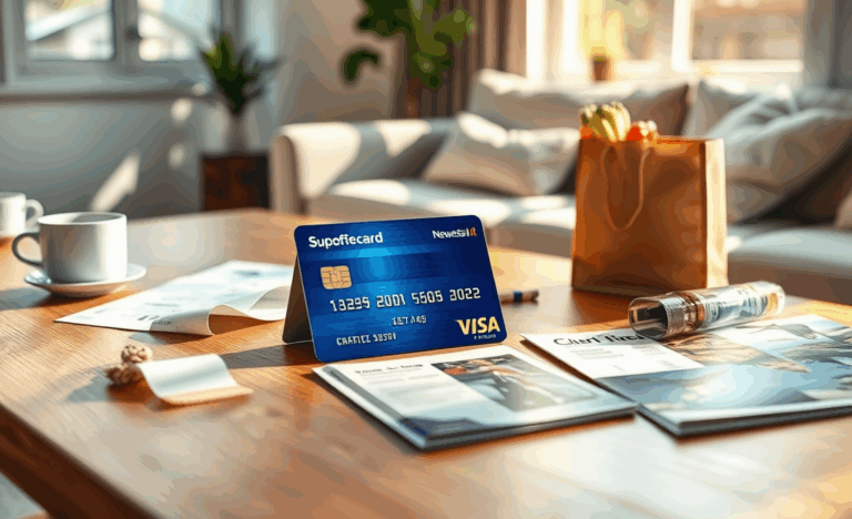 A person using a credit card in a store for everyday purchases, highlighting rewards and points