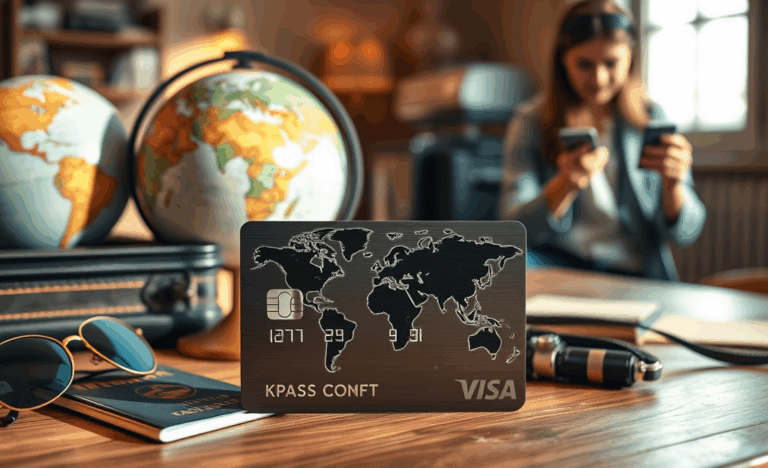 Featured image showcasing a credit card with travel rewards and points for international travel.