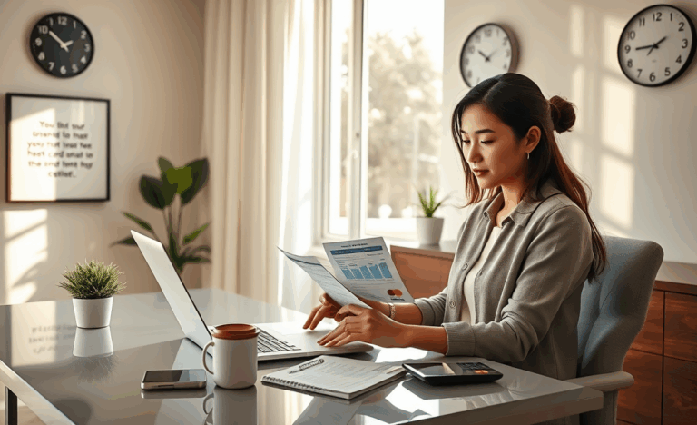 A person managing their credit card responsibly with budgeting tools.