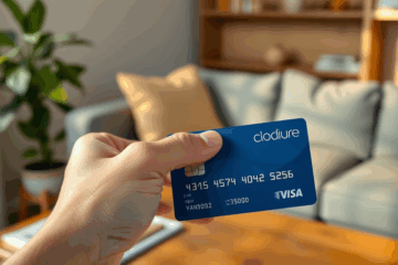 A visual representation of a credit card designed for individuals with bad credit, featuring an initial limit of NZ$1,000.