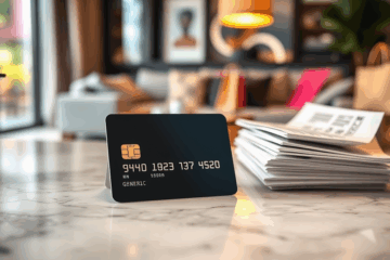 A person making purchases with a cashback credit card