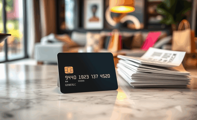 A person making purchases with a cashback credit card