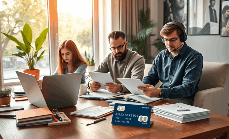 A visual representation of a credit card tailored for freelancers, highlighting flexibility and easy management.