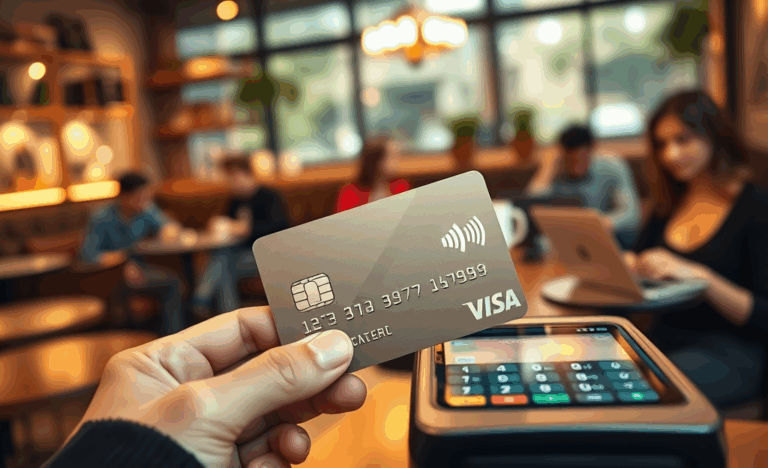 A credit card showcasing contactless payment options and a virtual card experience.