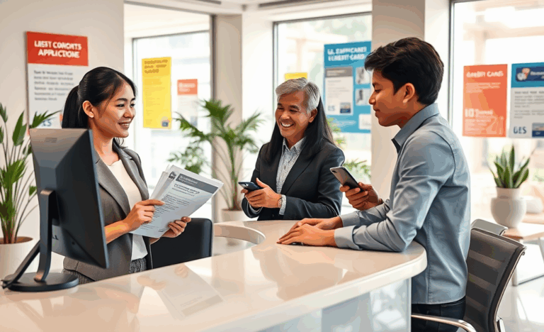 Steps to obtain a credit card using a passport