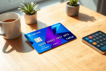 A visual representation of a cashback credit card showcasing its no annual fee benefits.