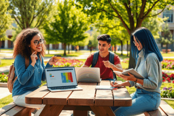 A young student exploring credit card options for financial success.
