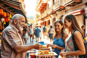 A traveler using a credit card abroad without incurring extra fees