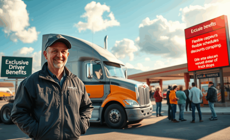A happy driver enjoying exclusive benefits while on the road.