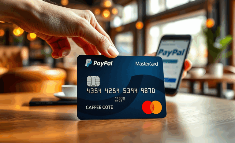 Image showcasing the benefits of the PayPal Mastercard card