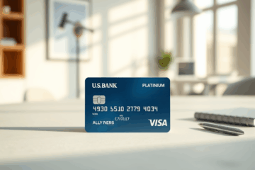 A visual representation of the U.S. Bank Visa Platinum Card showcasing its benefits.